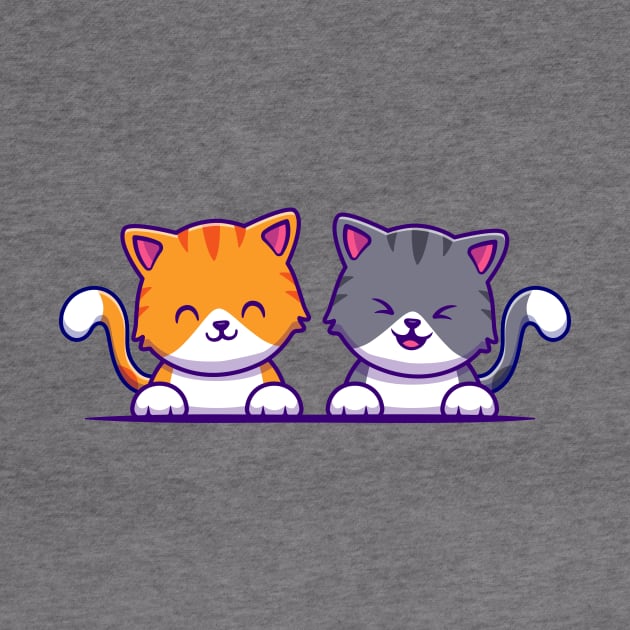 Cute Cat Couple Friend (2) by Catalyst Labs